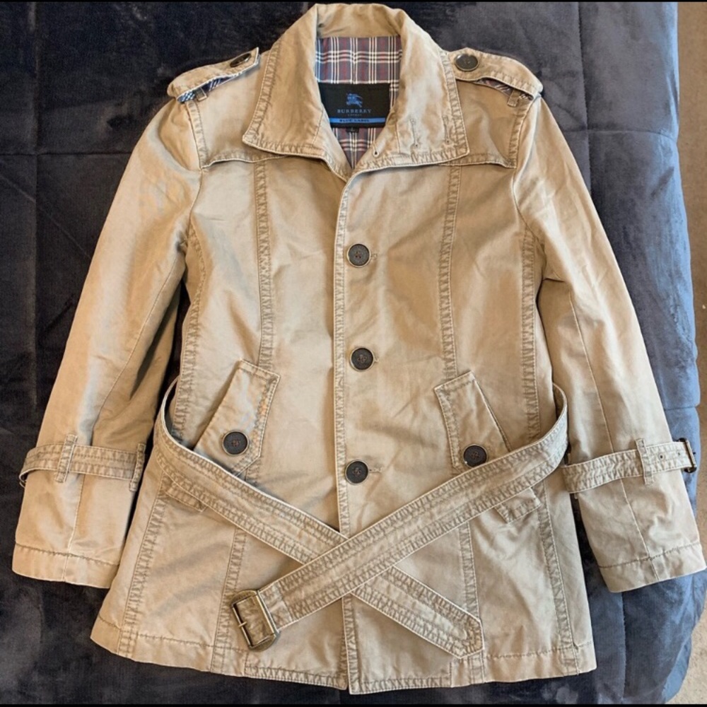 BURBERRY BELTED UTILITY JACKET